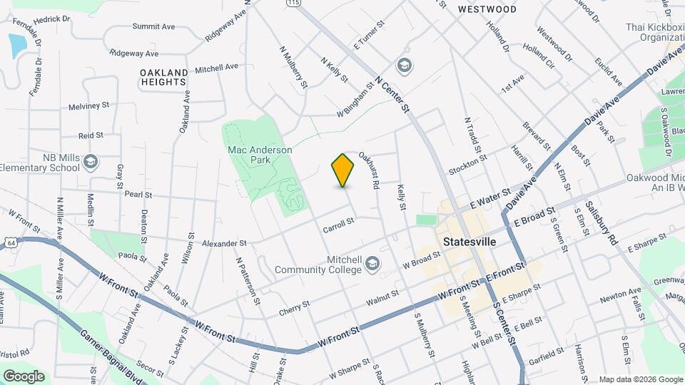 319 N Mulberry St Map and Location Details