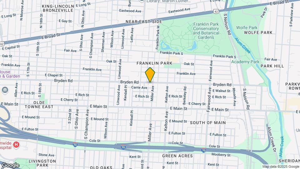 1449 Bryden Rd Map and Location Details
