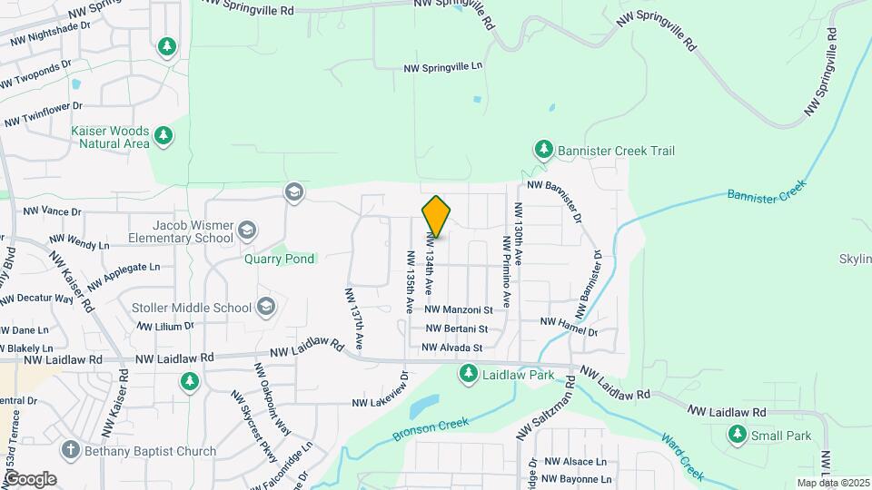 5568 NW 134th Ave Map and Location Details