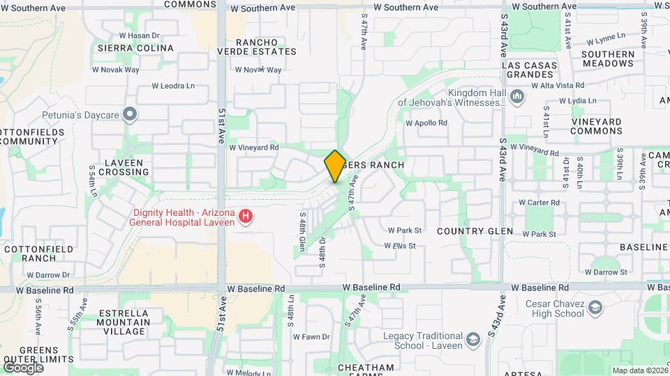 4728 W Carson Rd Map and Location Details