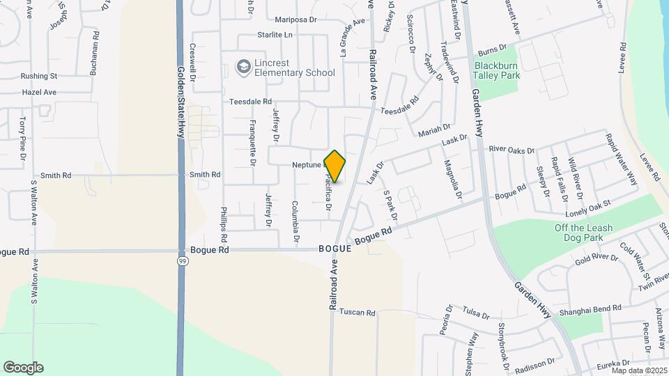 1780 Pacifica Dr Map and Location Details