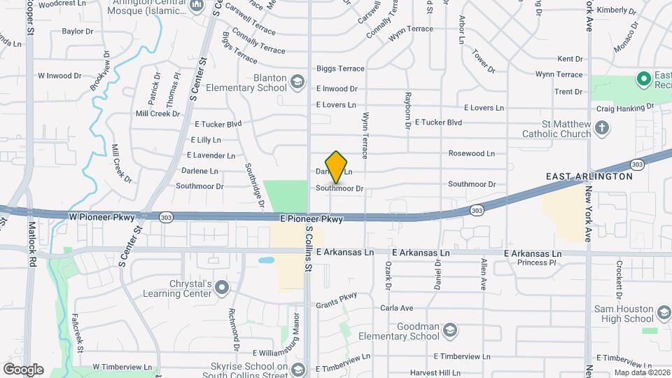 934 Southmoor Dr Map and Location Details