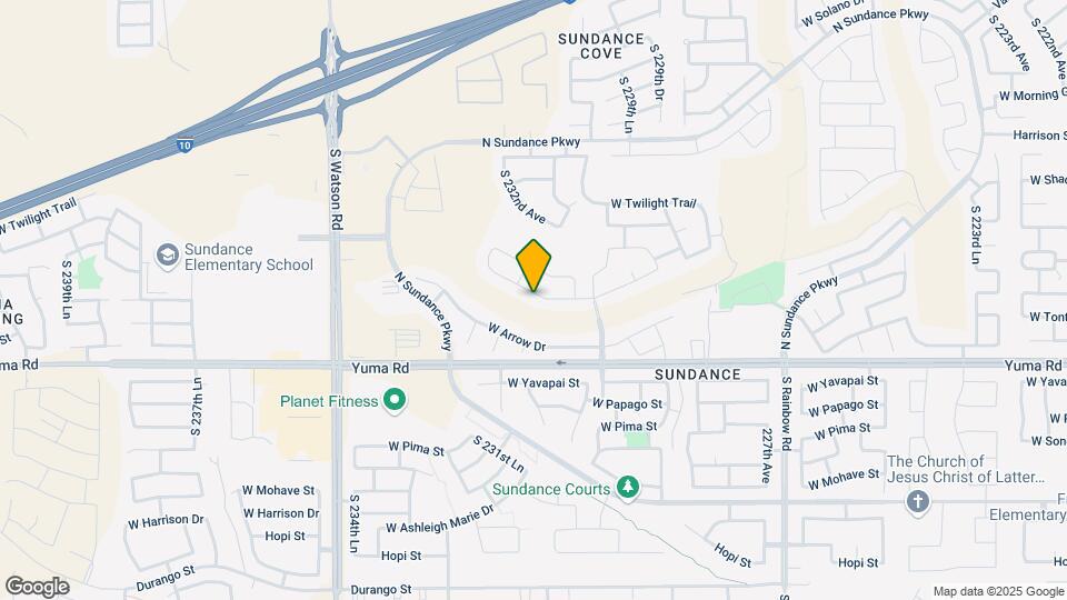 23143 W Lasso Ln Map and Location Details