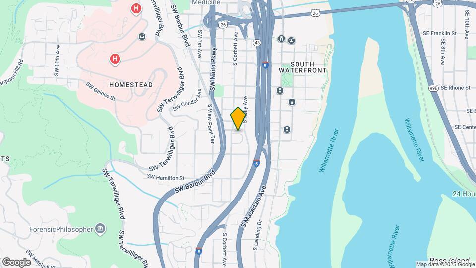 4132 S Corbett Ave Map and Location Details