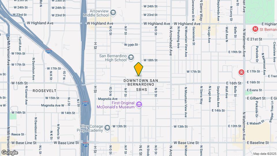 E Street Apartments Map and Location Details