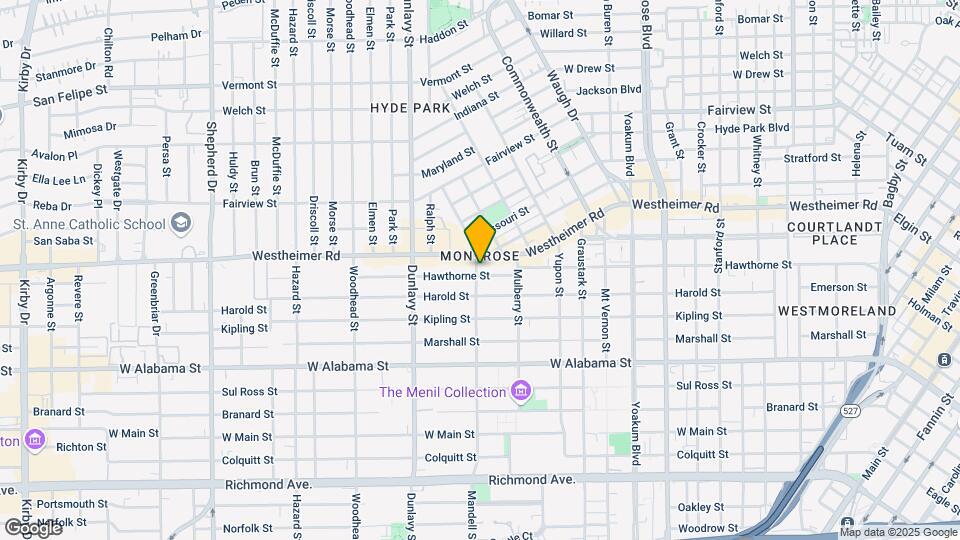 1540 Hawthorne St Map and Location Details
