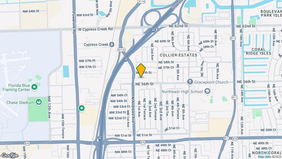 50 NE 56th Ct Map and Location Details