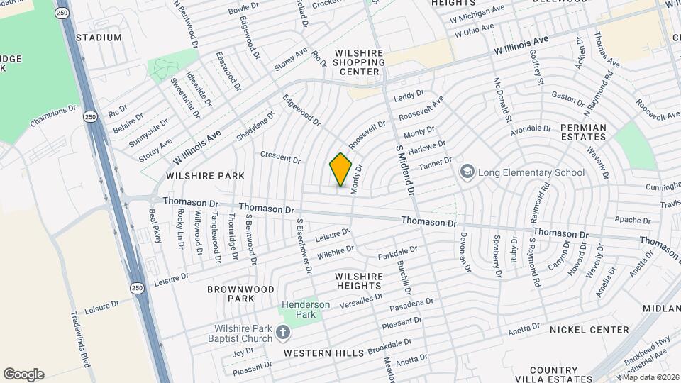 4606 Mercedes Dr Map and Location Details