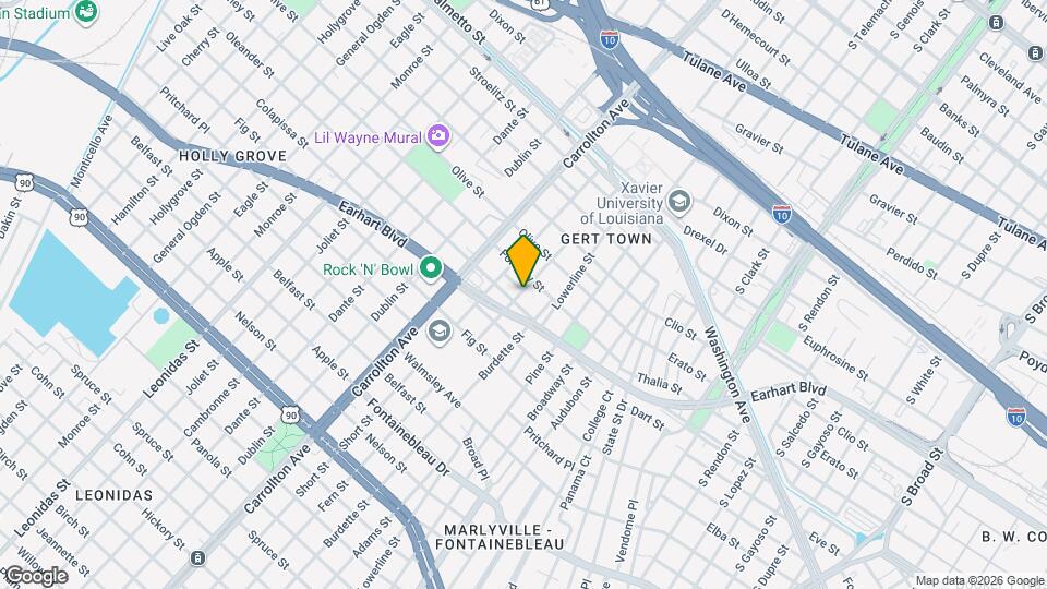 3219 Fern St Map and Location Details