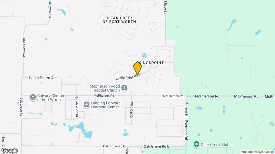 1412 Castle Ridge Rd Map and Location Details