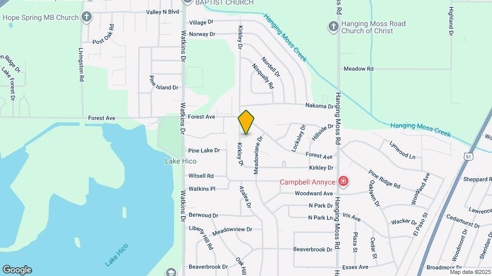 4554 Kirkley Cir Map and Location Details