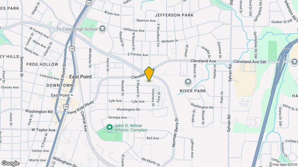 1255 Pine Ave Map and Location Details