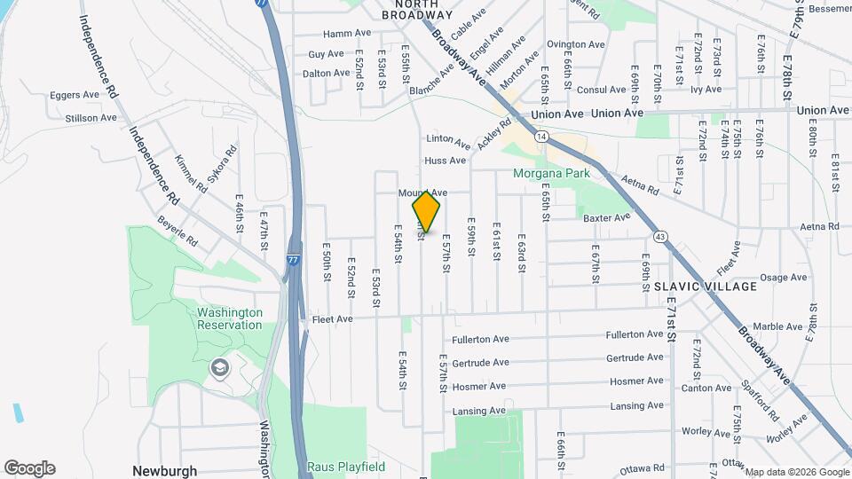 3651 E 55th St Map and Location Details