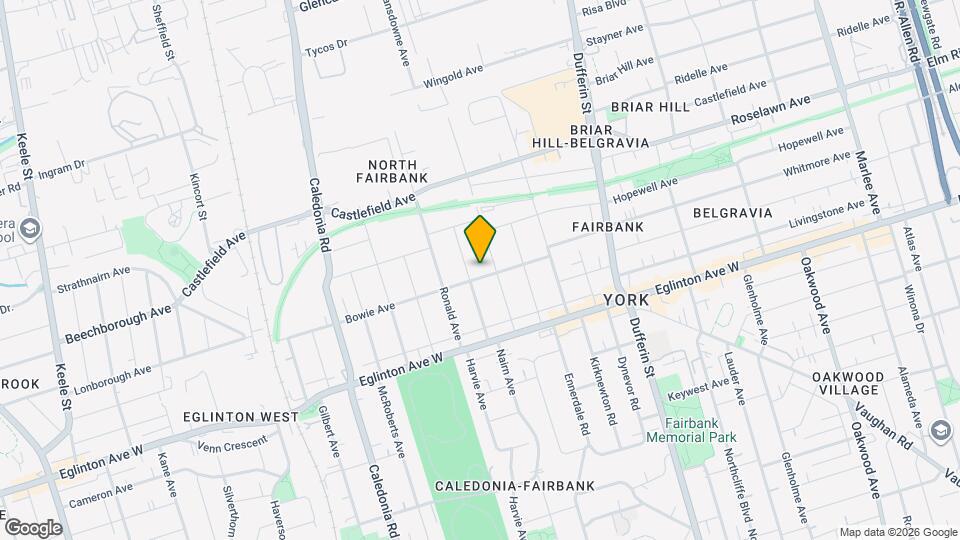 102 Bowie Ave, Unit Bsmt Map and Location Details