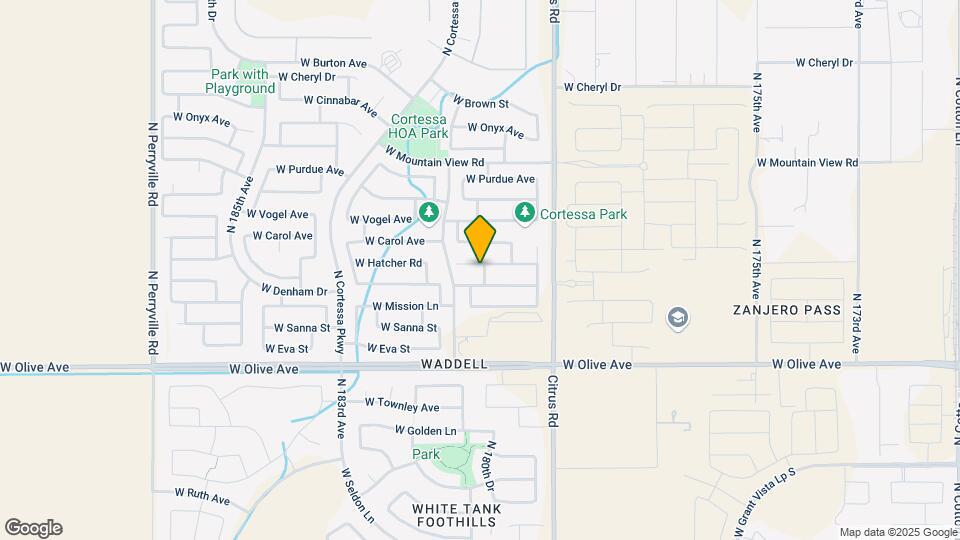 18043 W Hatcher Rd Mapa y Detalles de la Ubicación
