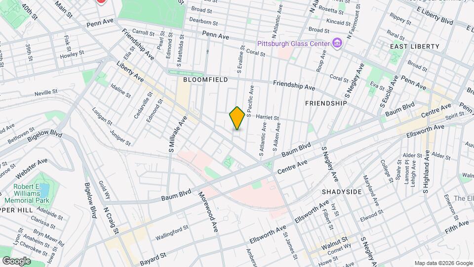 439 S Evaline St Mapa y Detalles de la Ubicación