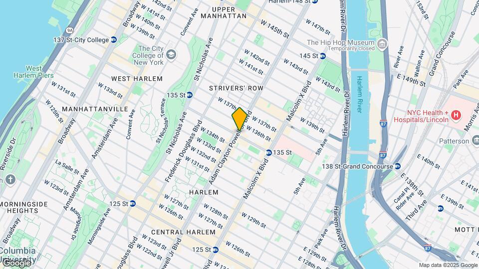 2301 Adam Clayton Powell Jr Blvd Map and Location Details