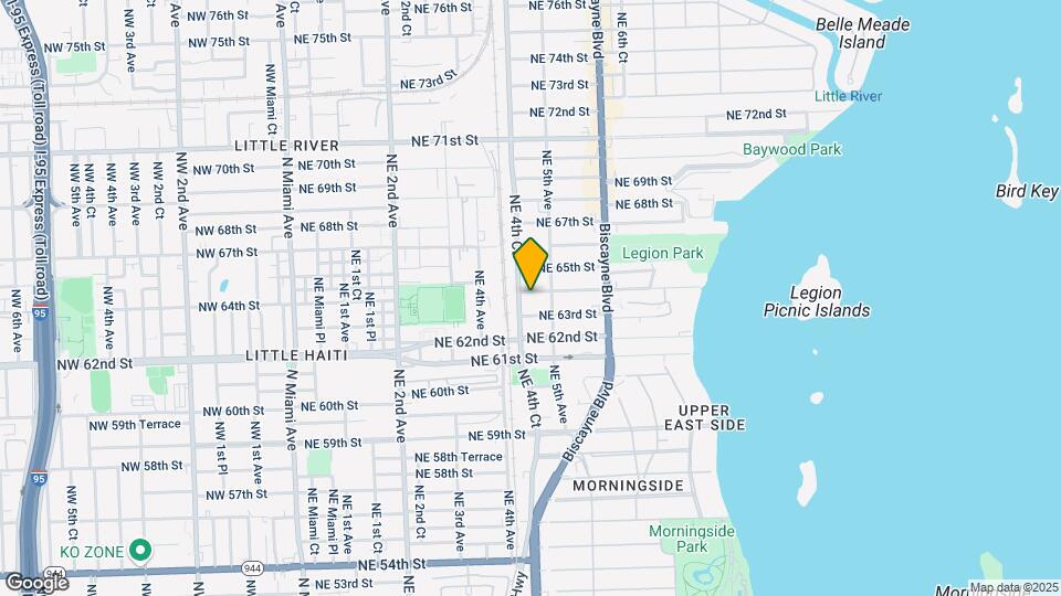 436 NE 64th St Map and Location Details