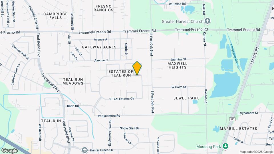 1019 N Teal Estates Cir Map and Location Details
