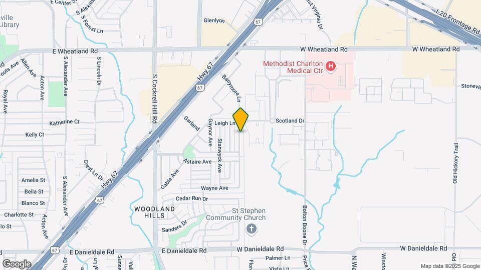 1026 Barrymore Ln Map and Location Details