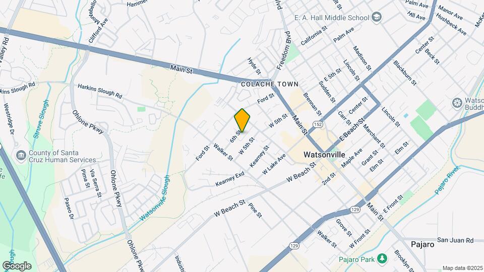 129 6th St Map and Location Details