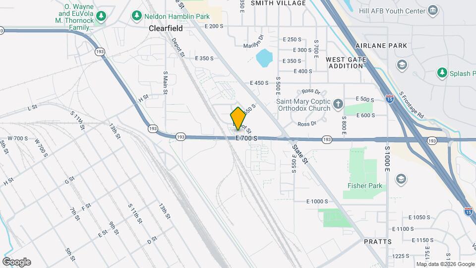 453 E 690 S Map and Location Details