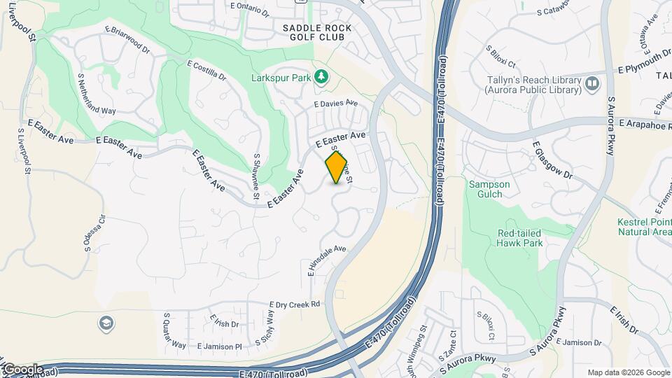 7213 S Ukraine St Map and Location Details