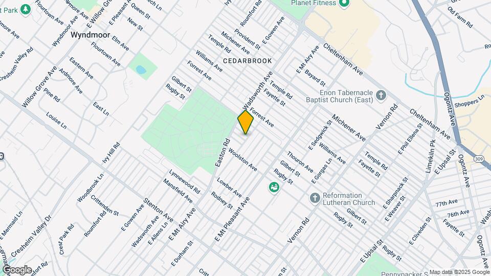 8300 Gilbert St Map and Location Details