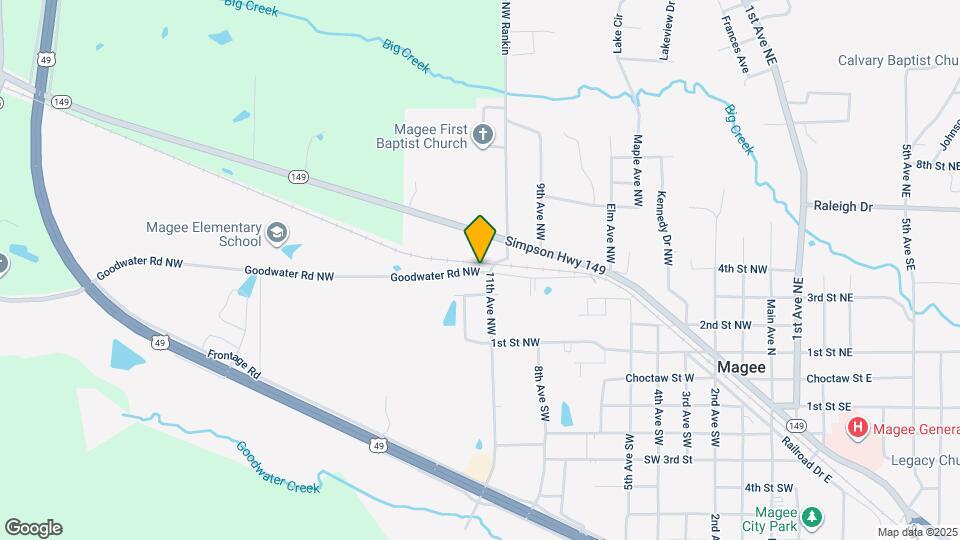 801 Goodwater Rd NW Map and Location Details