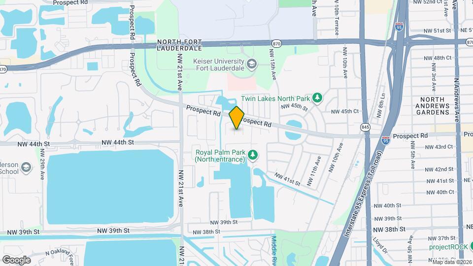 4460 NW 18th Ave Map and Location Details
