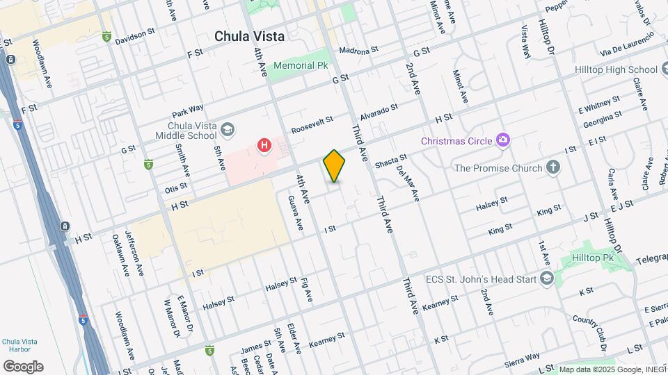 Glover Avenue Mapa y Detalles de la Ubicación