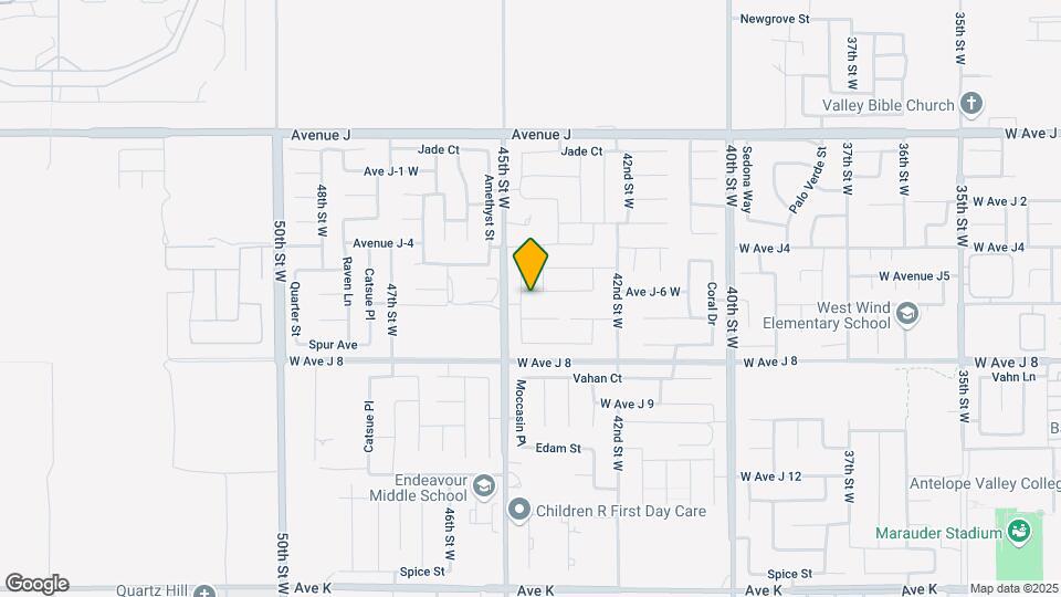 4410 W Ave J-6 Map and Location Details