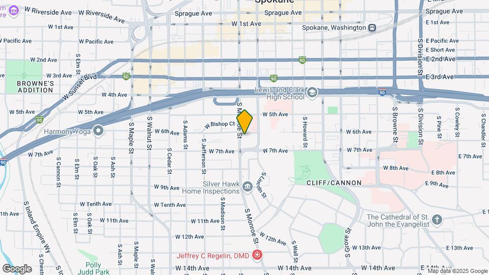 607 S Monroe St Map and Location Details