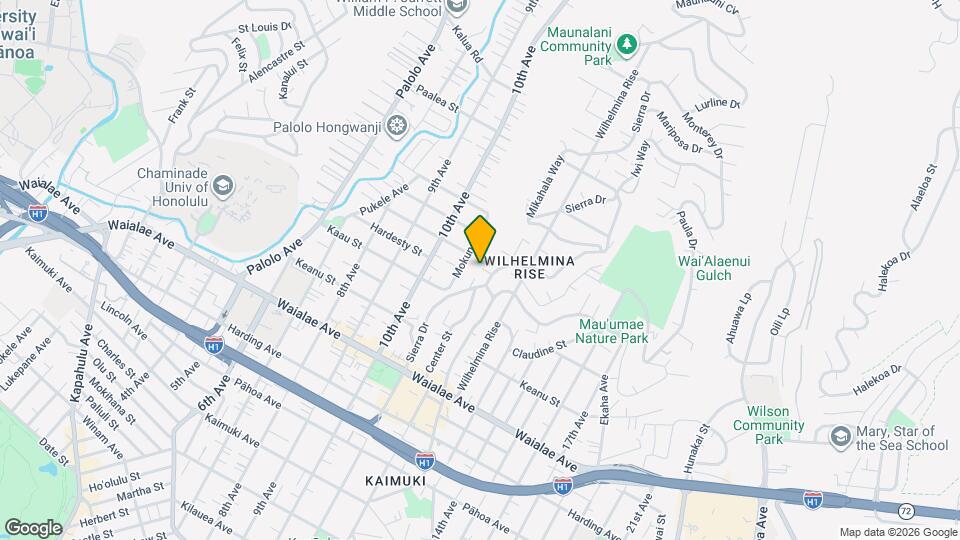 3616 Sierra Dr Map and Location Details