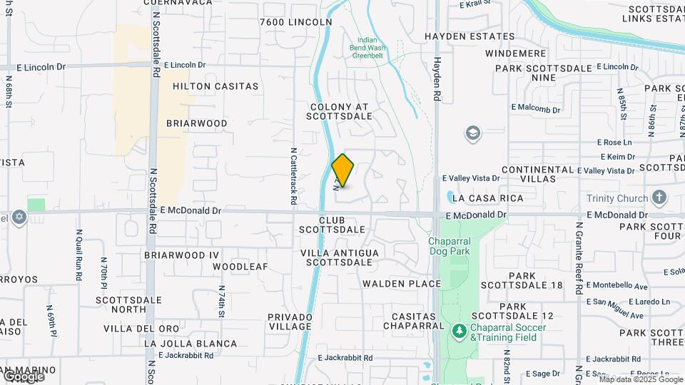 7731 E Berridge Ln Map and Location Details