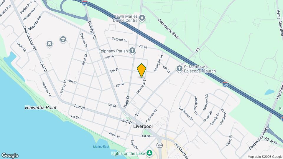 403 Tamarack St Map and Location Details