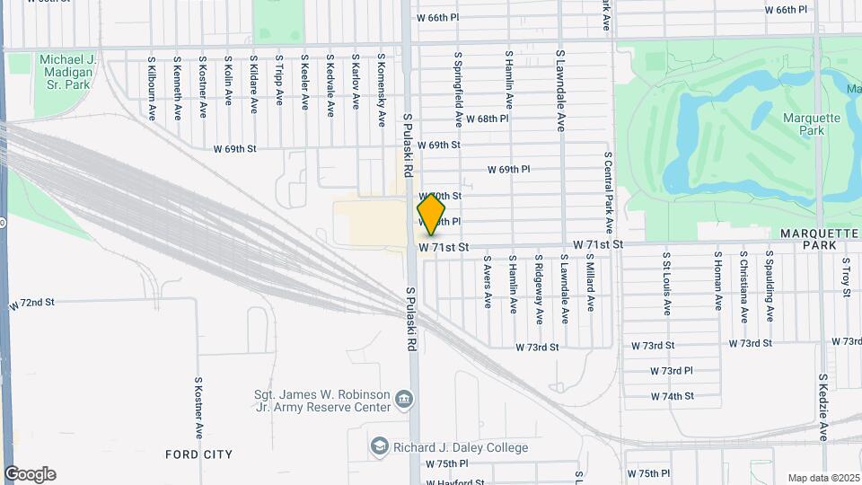 3934 W 71st St Map and Location Details
