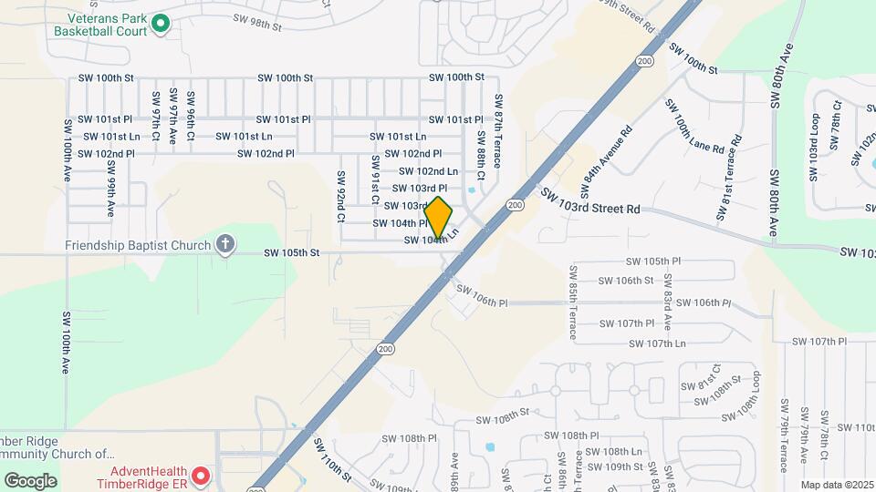 8954 SW 104th Ln Map and Location Details