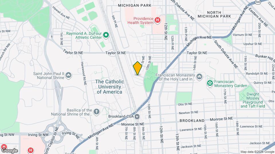 901 Quincy St NE Map and Location Details