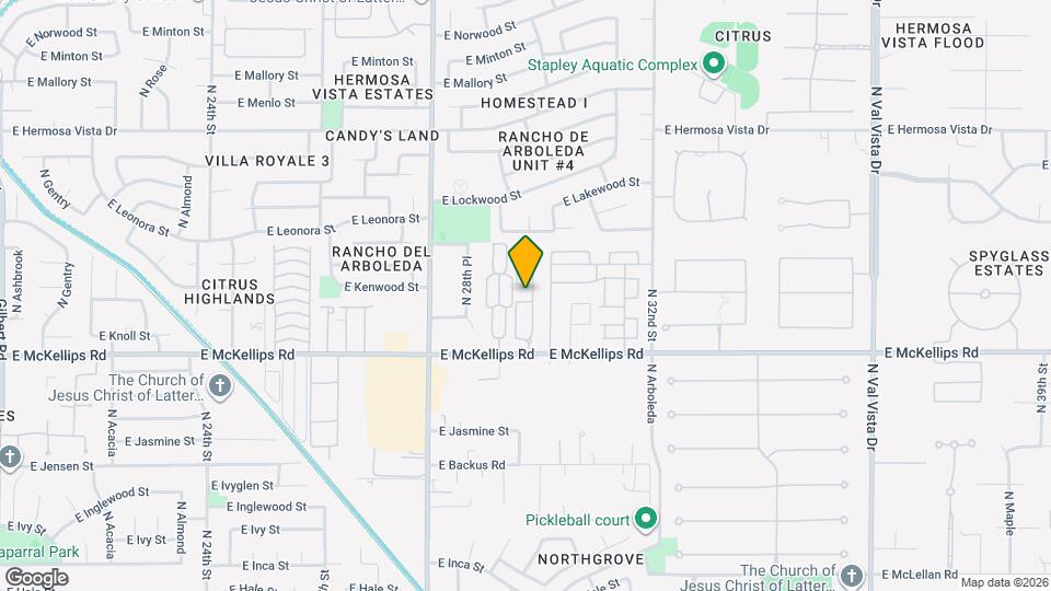 2962 E Kramer St Map and Location Details