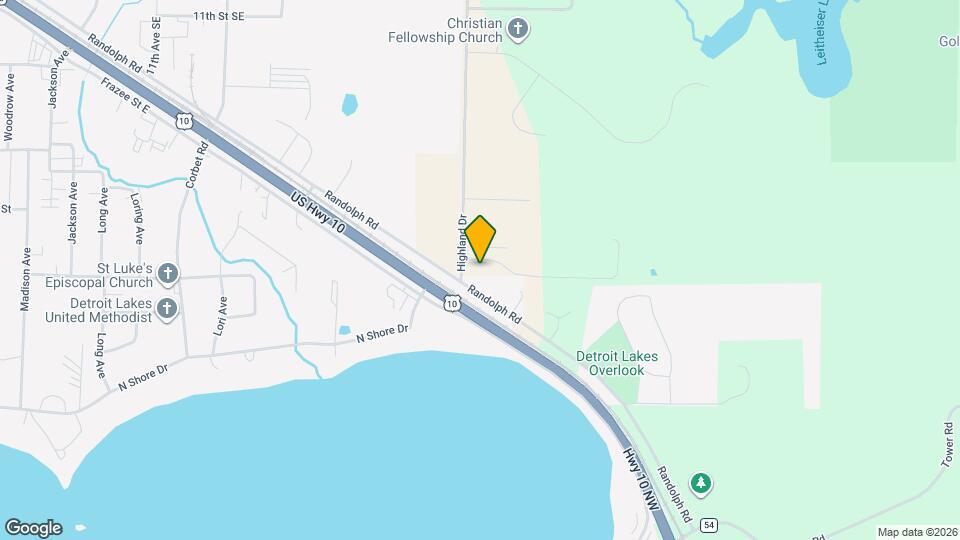 Highland Lakeview Apartments Mapa y Detalles de la Ubicación