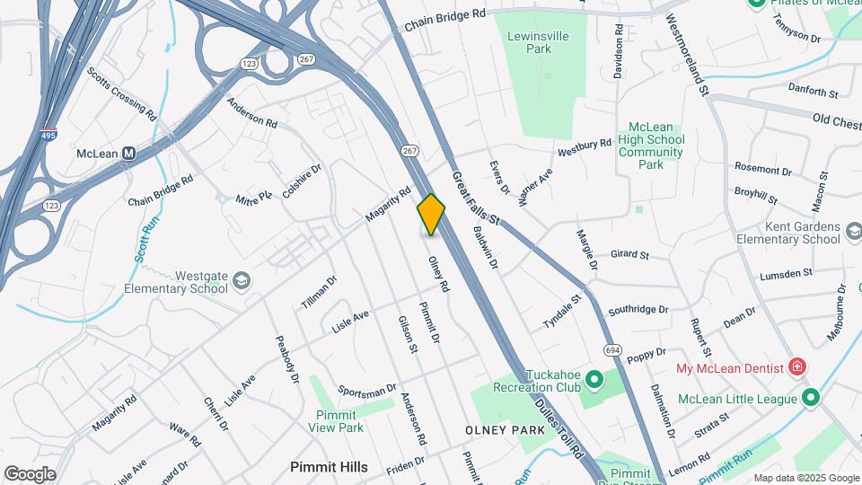 1721 Olney Rd Map and Location Details