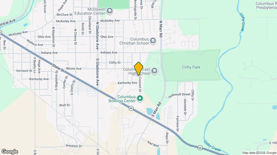 252 Coovert St Map and Location Details