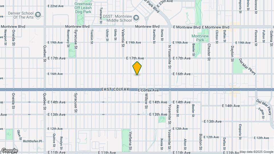 1569 Wabash St Map and Location Details