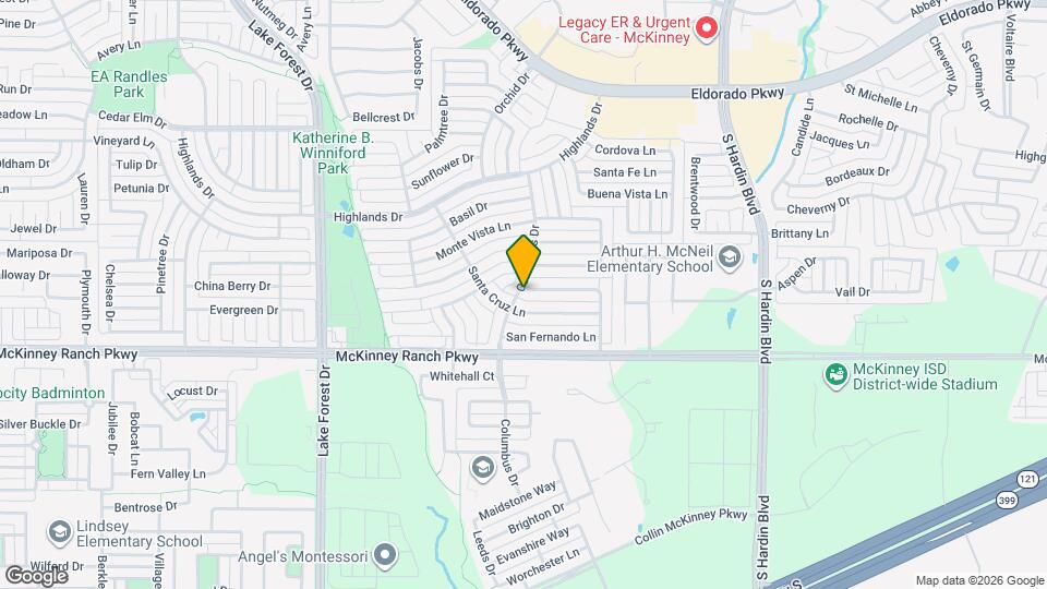 4429 Seville Ln Map and Location Details