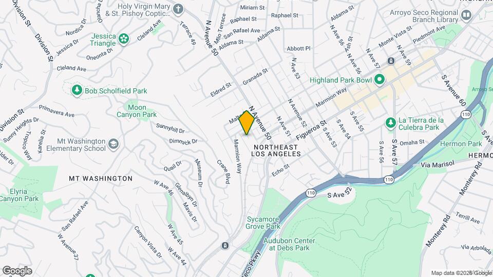 241 N Ave 49 Map and Location Details