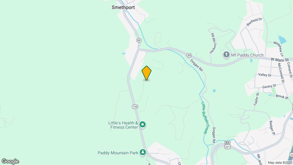 286 Temple Baptist Church Rd Map and Location Details