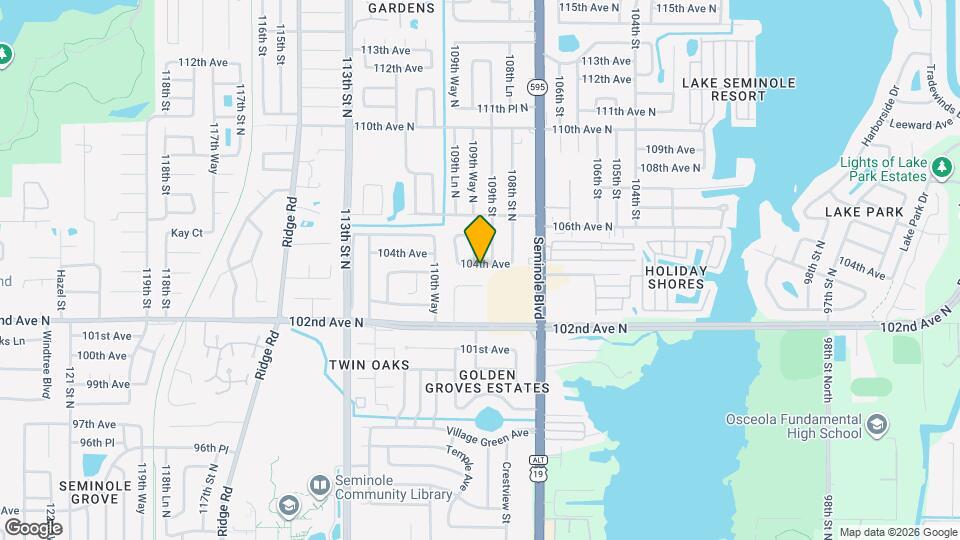 10932 104th Ave Map and Location Details