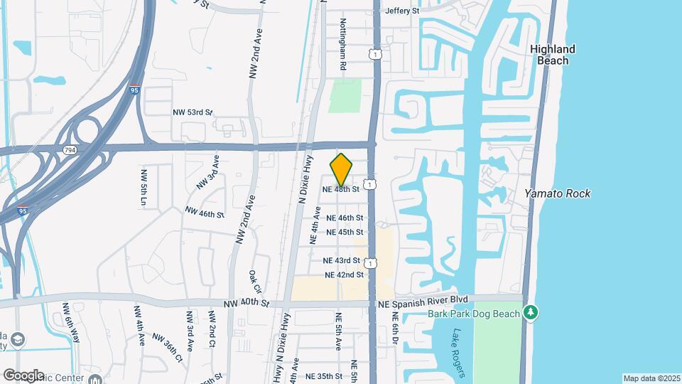 500 NE 48th St Map and Location Details