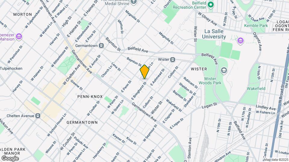 5233 Wakefield St Map and Location Details